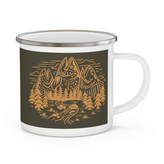 Enamel Camp Mug - Forest
