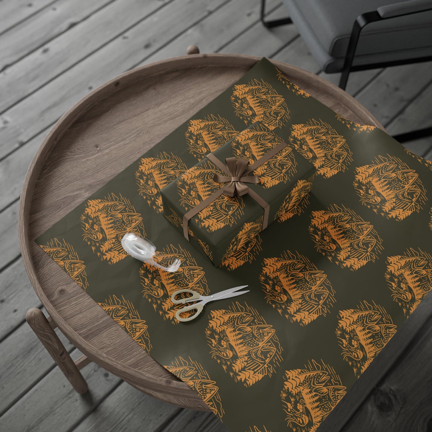 LIMITED RUN - "Maine's Fish Mountains" Wrapping Paper