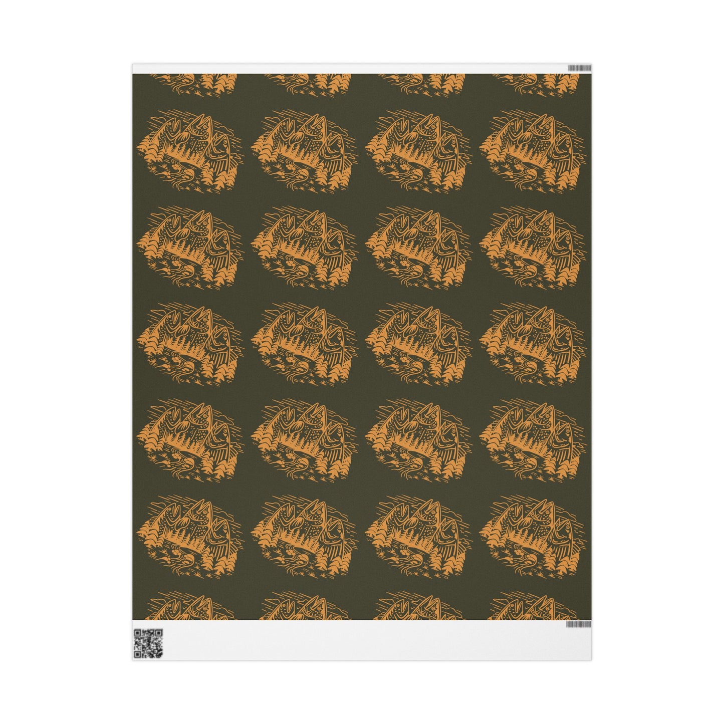 LIMITED RUN - "Maine's Fish Mountains" Wrapping Paper