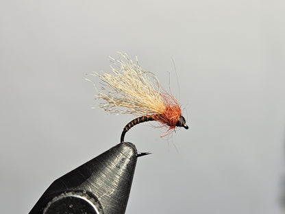 A Maine inspired CDC caddis dry fly pattern tied by New England Fly Company