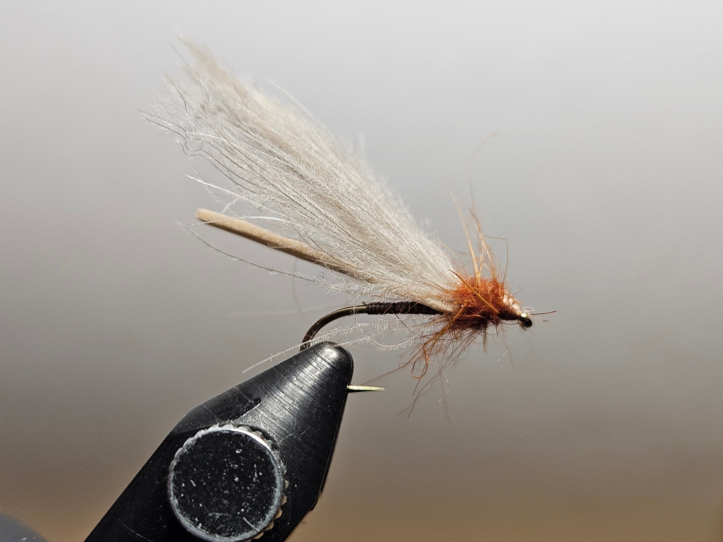A Maine inspired CDC caddis dry fly pattern tied by New England Fly Company