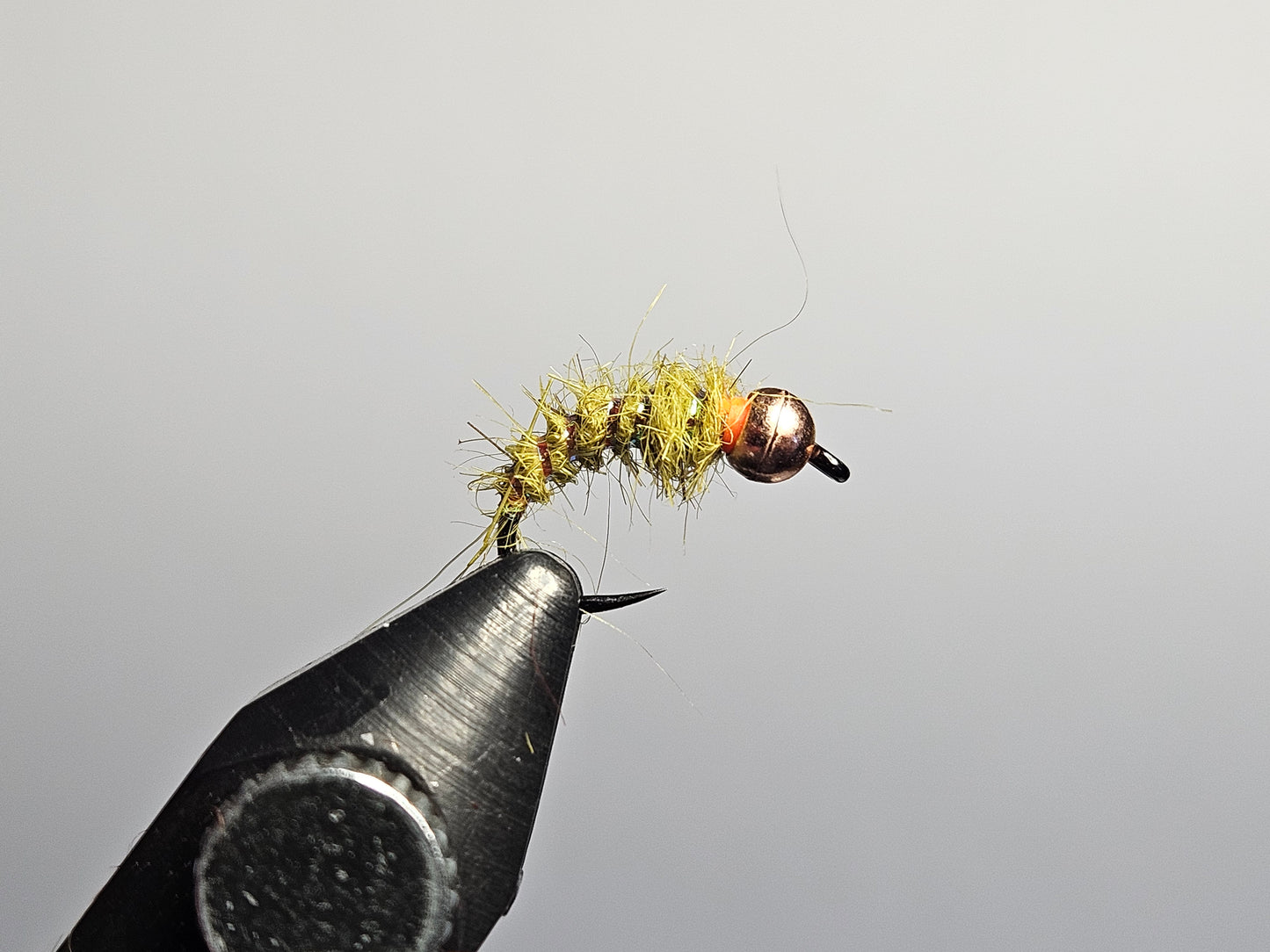 New England Fly Company classic Maine fly fishing fly the sexy Walt's Worm tied in green