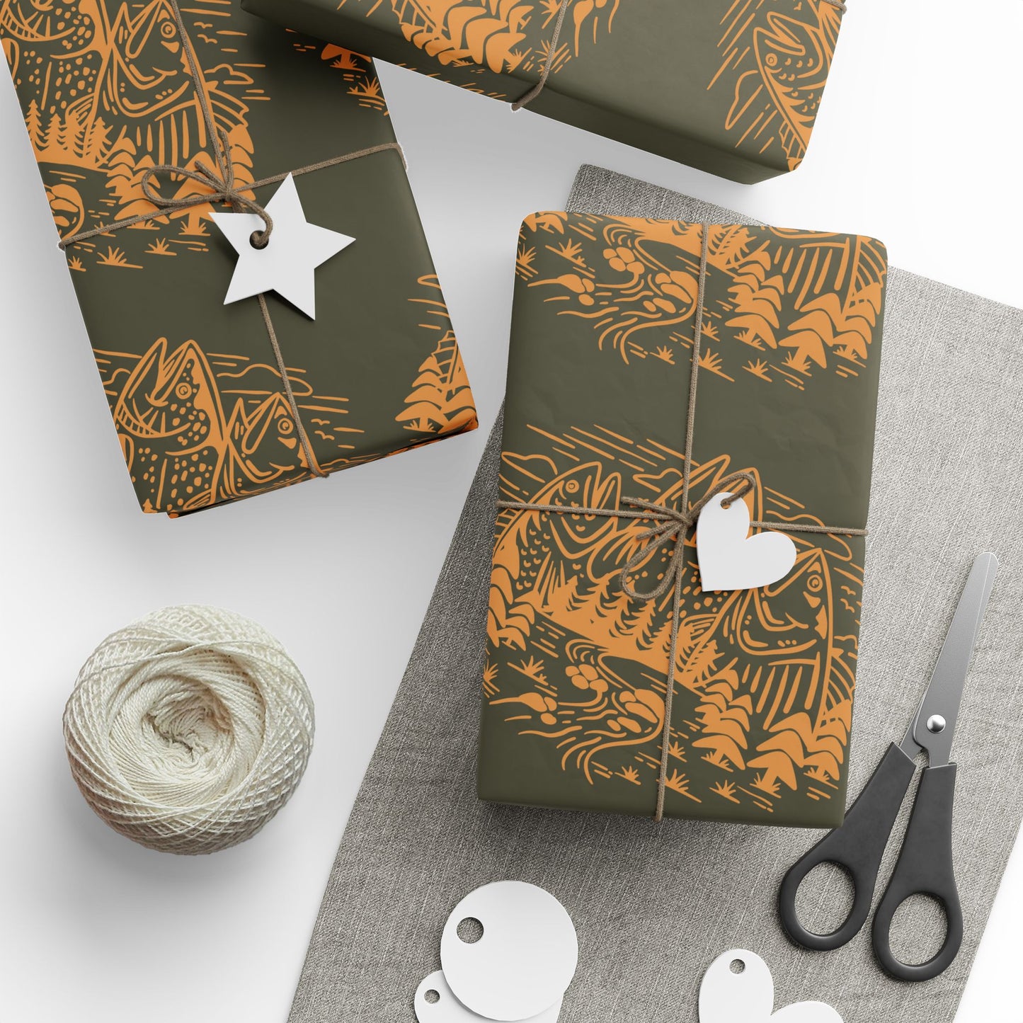 LIMITED RUN - "Maine's Fish Mountains" Wrapping Paper