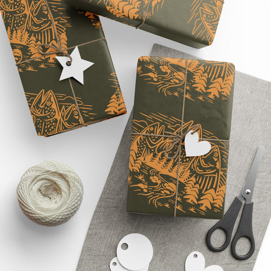 LIMITED RUN - "Maine's Fish Mountains" Wrapping Paper