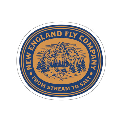 "Stream to Salt" Vinyl Sticker - Royal Blue