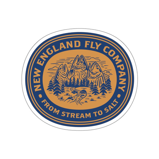 "Stream to Salt" Vinyl Sticker - Royal Blue