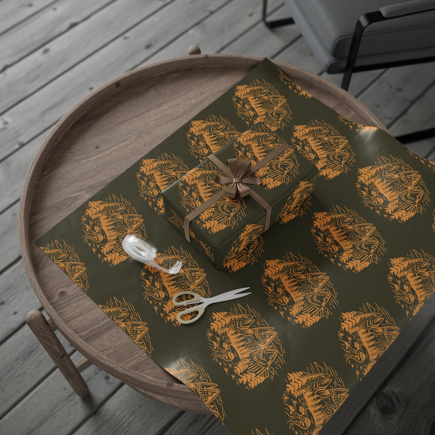 LIMITED RUN - "Maine's Fish Mountains" Wrapping Paper