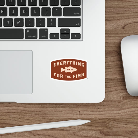 "Everything for the Fish" Vinyl Sticker - Smallmouth