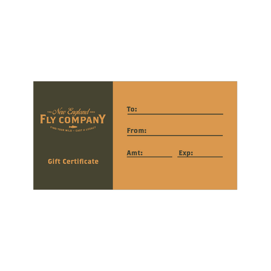 New England Fly Company Gift Card - Trips, Lessons, Flies & Apparel